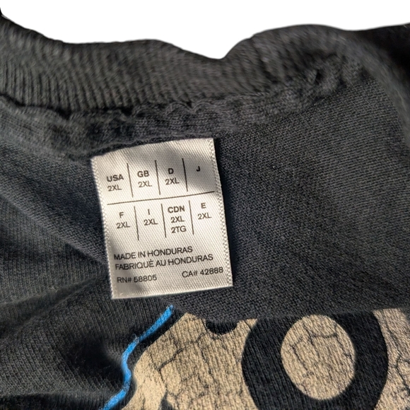 Mötley Crüe Graphic Black T-Shirt Men's XXL Retro 80s Rock N Roll Goth Band Tee - Picture 4 of 6